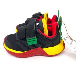 Adidas Lego X Sport Dna Boys Girls Sneakers Red Black Green Yellow 4 NWT